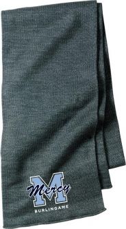 Knitted Scarf, Athletic Oxford